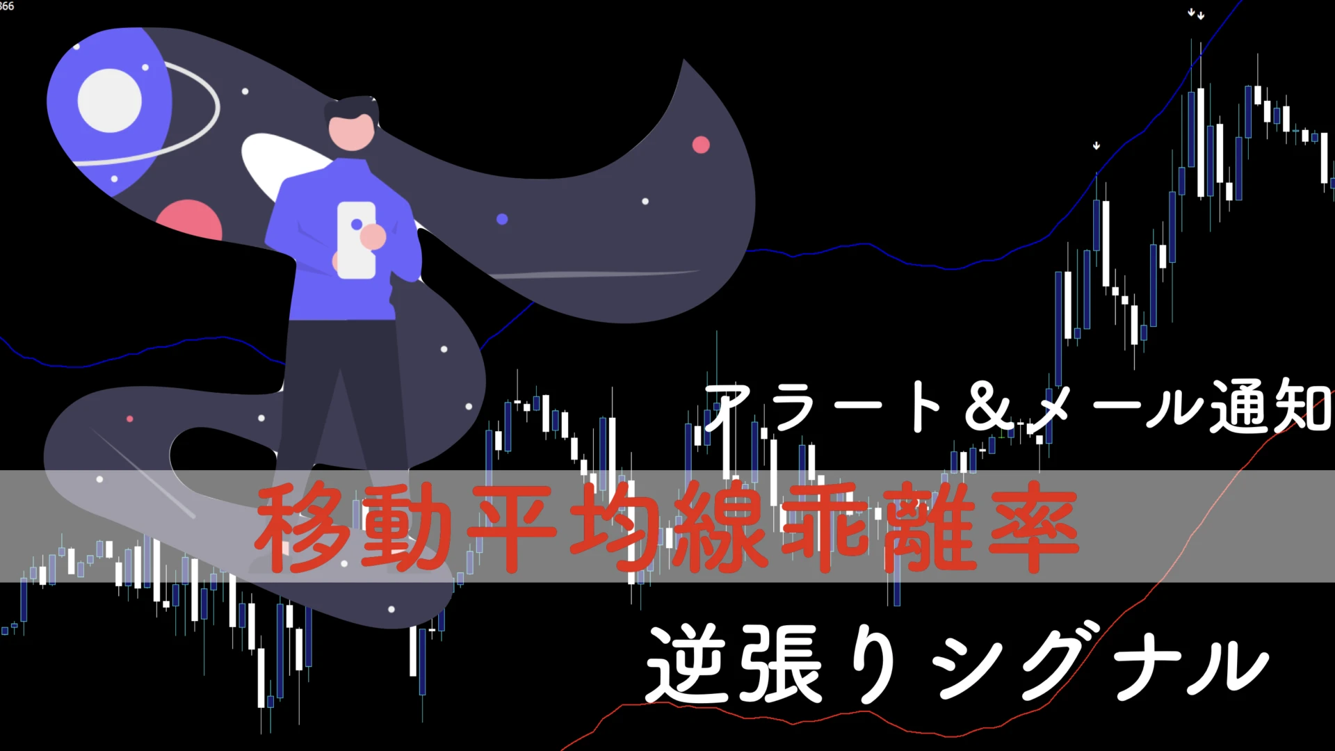 移動平均線乖離率シグナルをMT4インジケーター無料公開！エンベロープ、アラート対応