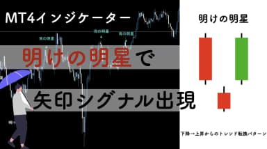 明けの明星・宵の明星とは？見方と使い方｜自動検出する無料MT4インジ付き