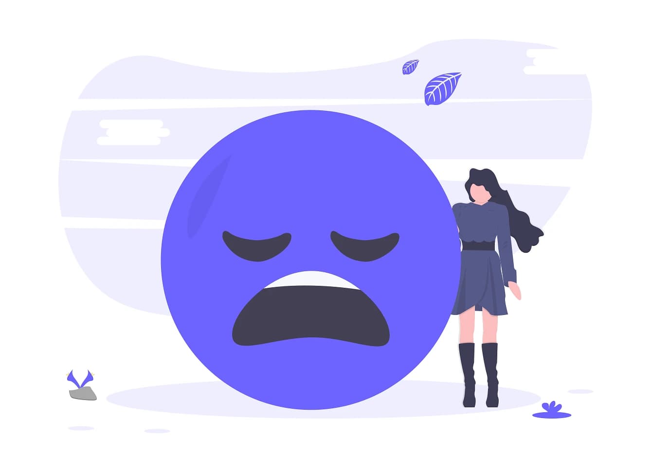 undraw feeling blue 4b7q