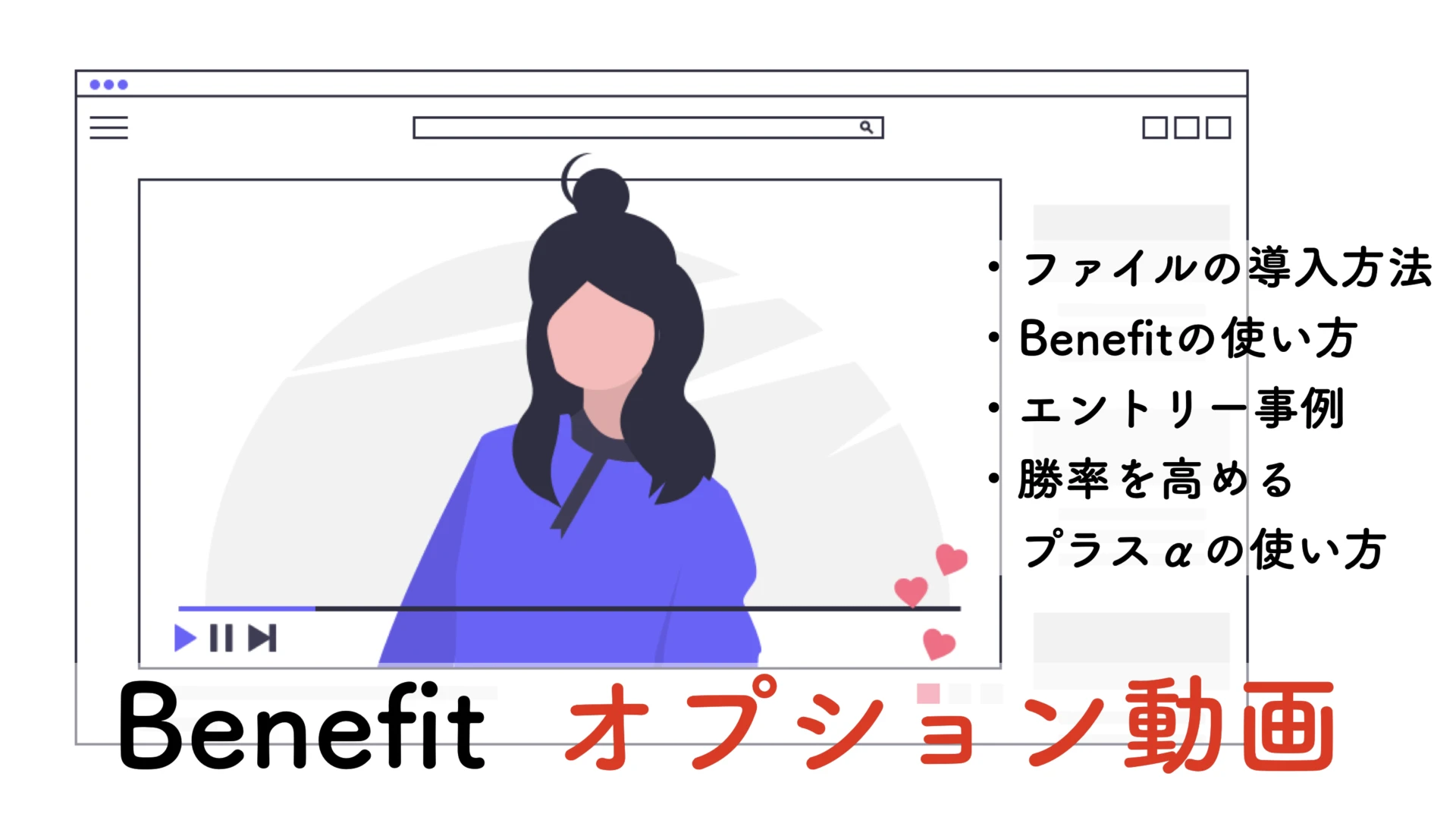 【オプション購入者限定】Benefit 動画解説